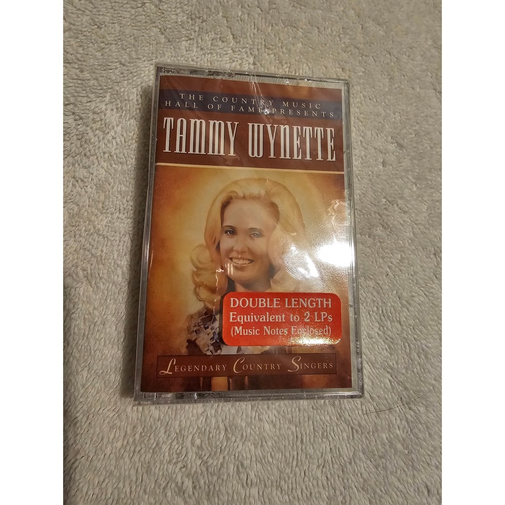 Tammy Wynette Cassette Tape Double Length Legendary Country Singers Music